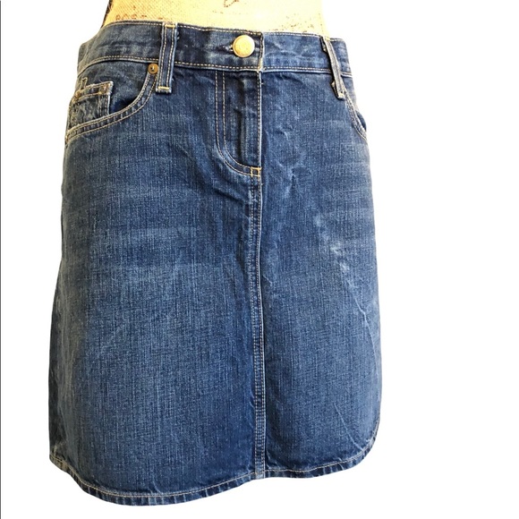 J.Crew 100% Cotton Denim Mini Skirt Size M - Picture 10 of 13